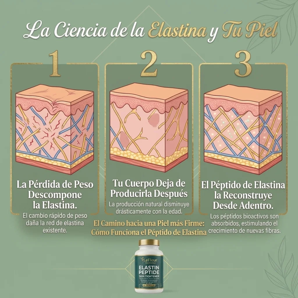 Fórmula Tensora y Reafirmante con Péptidos de Elastina