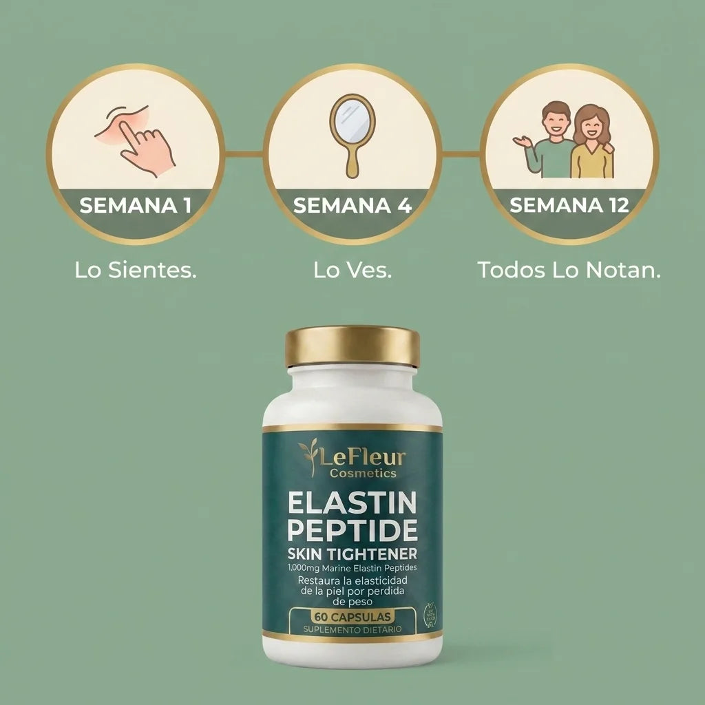 Fórmula Tensora y Reafirmante con Péptidos de Elastina