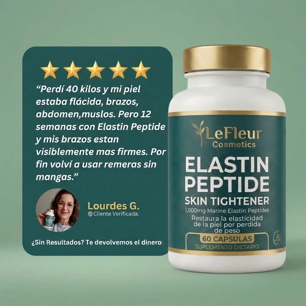 Fórmula Tensora y Reafirmante con Péptidos de Elastina